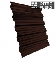 Кровельный профнастил GL-35R RR 887 шоколадно-коричневый (RAL 8017 шоколад)