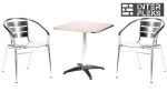 Комплект мебели LFT-3059/T3125-60x60 Silver (2+1)