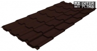 Металлочерепица Grand Line Kamea RR 887 шоколадно-коричневый (RAL 8017 шоколад)