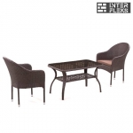 Комплект мебели из иск. ротанга ST20B/S20B-1 Brown (2+1)