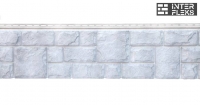 Фасадная и цокольная панель Я-Фасад Екатерининский камень серебро