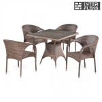 Комплект мебели из иск. ротанга T220BG/Y290BG-W1289 Pale (4+1)