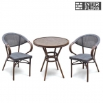 Комплект мебели A1007/D2003S-AD64 Dark brown (2+1)