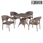 Комплект мебели из иск. ротангаT220BG/Y90CG-W1289 Pale (4+1)