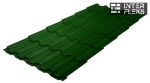 Металлочерепица Grand Line Kvinta Plus RAL 6002 лиственно-зеленый
